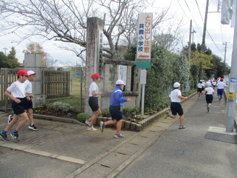 マラソン練習 外コース