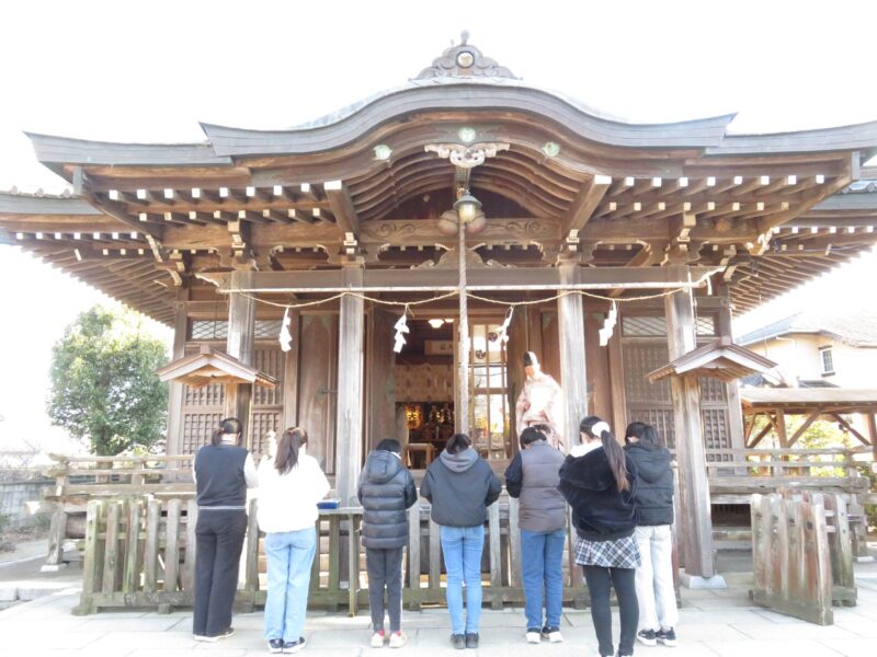 八幡神社で節分祭